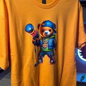 Orange Graphic Men’s Shirt